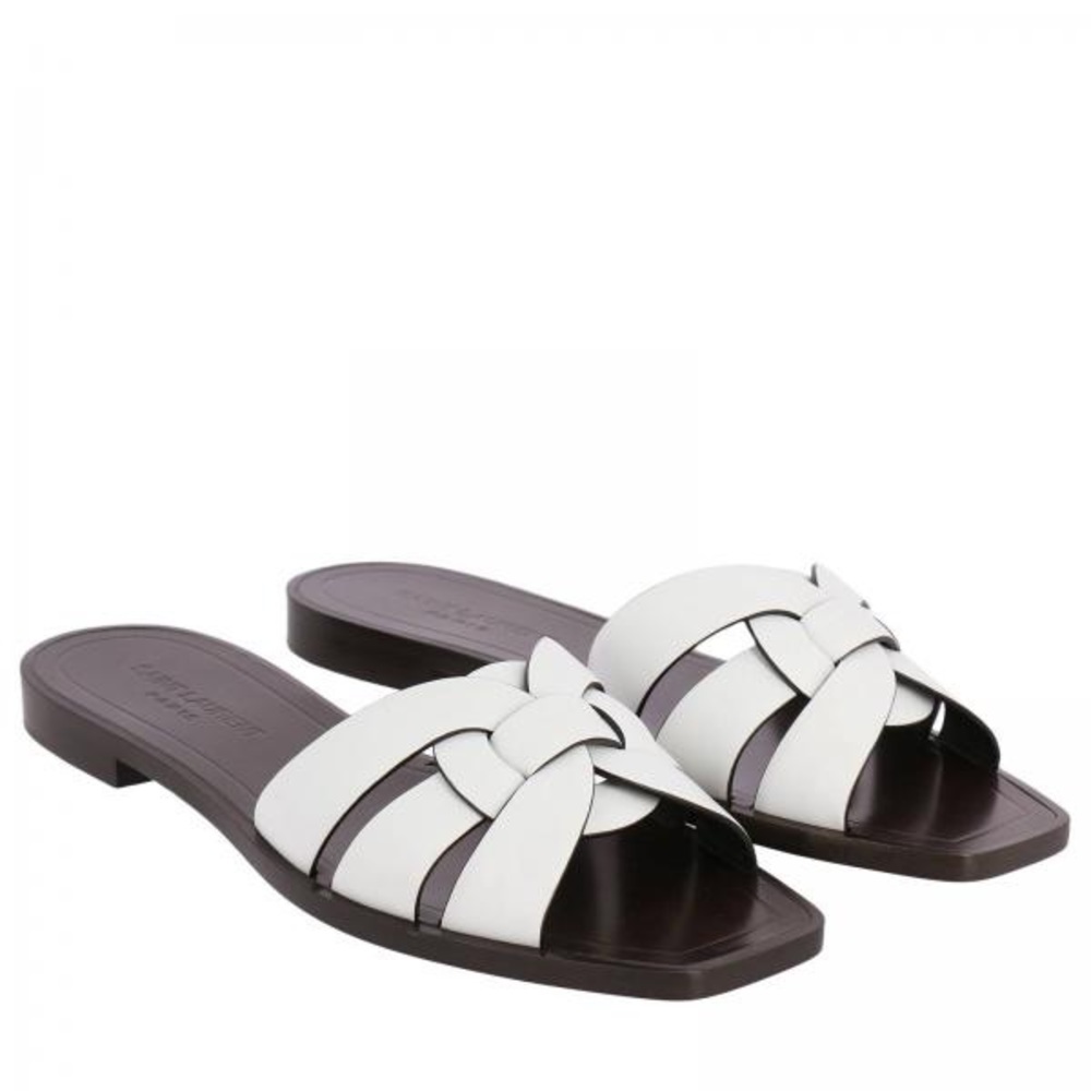 ❗️SOLD❗️Saint Laurent Tribute Flat Sandals - Picture 1 of 6